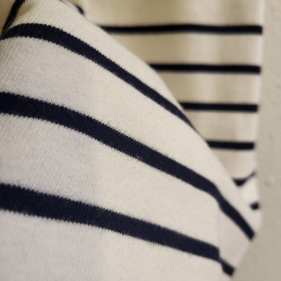 Ralph Lauren navy blue and white striped top - Picture 5 of 6